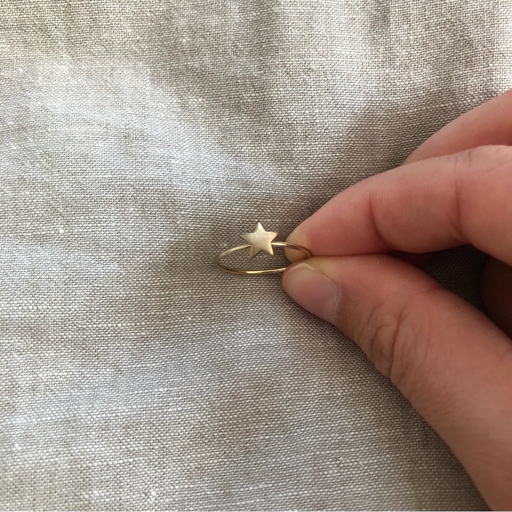 Gold Star Ring